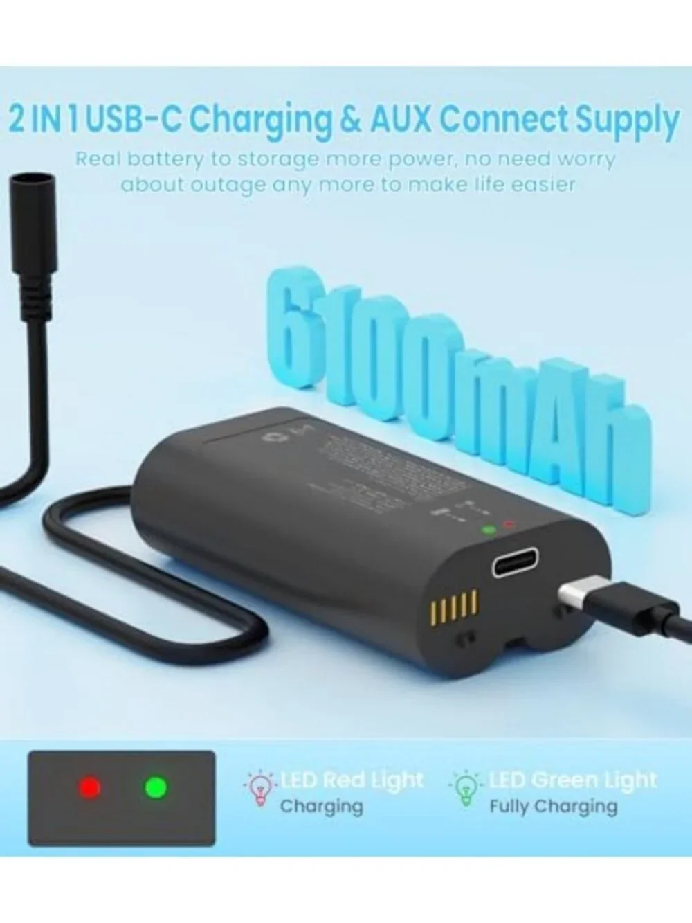 Wired Power Adapter Kit with Battery Backup for Smart Garage Door Keypad